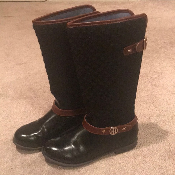 tommy hilfiger girls riding boots